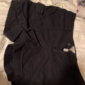 Black Jean like Shorts